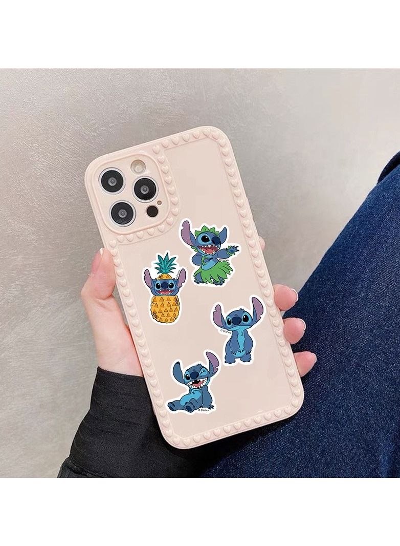 100 Pcs Stitch Waterproof Stickers Cute Anime Cartoon Vinyl Aesthetic Sticker Laptop Skateboard Luggage Computer Water Bottle Graffiti Sticker Packs for Kids Teens Girls Adults  - Image 5