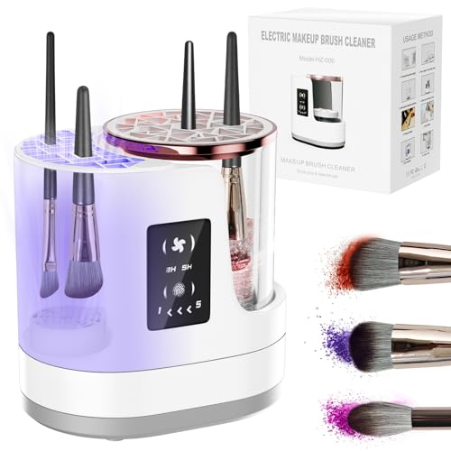 ATIDIE 3 IN 1 Electric Makeup Brush CleanerAutomatic Makeup Brush Cleaner with Makeup Brush DryerPortable USB Deep Cleaning for All Size Beauty Makeup Brush SetBlush BrushSponges - Image 1