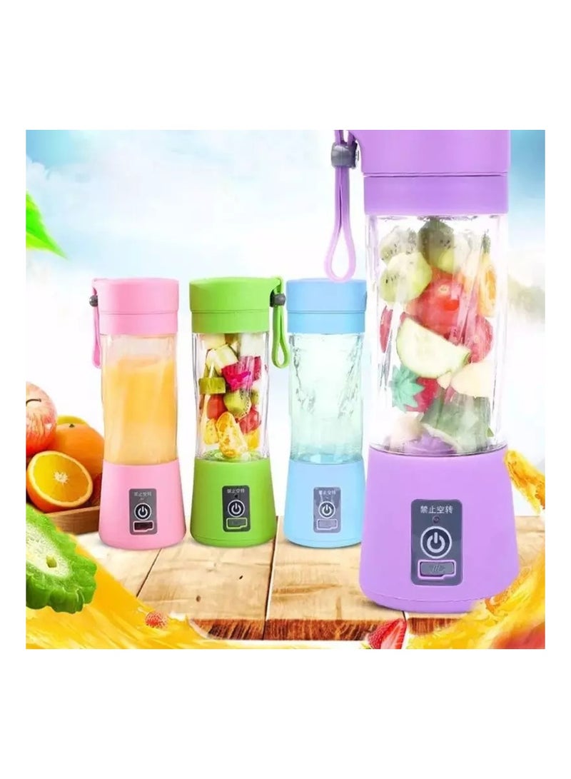 ARTC ARTC 1 Piece USB Rechargeable Electric Blender And Portable Juicer Bottle with Six Blades Blue  - Image 2