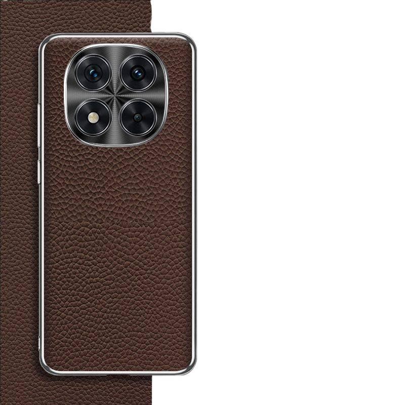 غطاء واقي، مقاوم باللون البني للصدمات لـ Redmi Note 14 Pro، Coffee Brown، حماية من السقوط، مقاومة بصمات الأصابع للسفر للمكتب للاستخدام المنزلي - Image 1