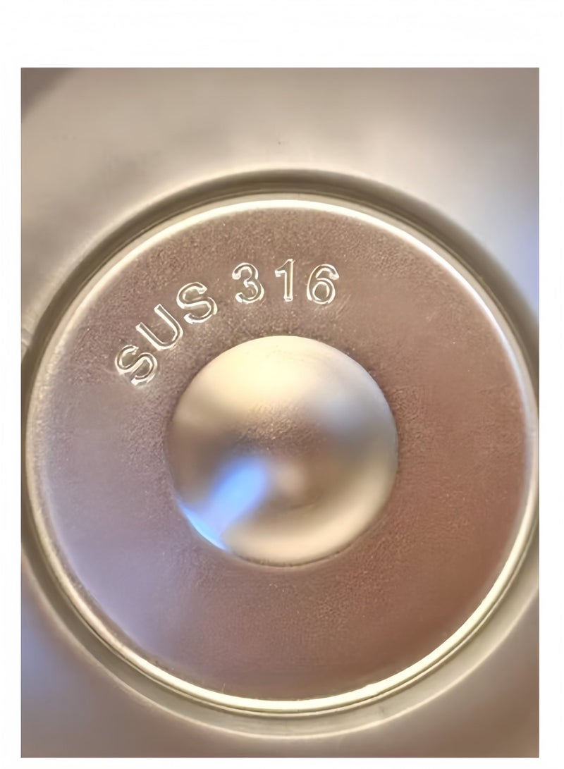 smeg كوب قهوة SMEG سعة 550 مل، كوب مشروبات معزول بغطاء مانع للتسرب، كوب شرب محمول للسفر، كوب ترمس من الفولاذ المقاوم للصدأ 316، أسود - Image 4