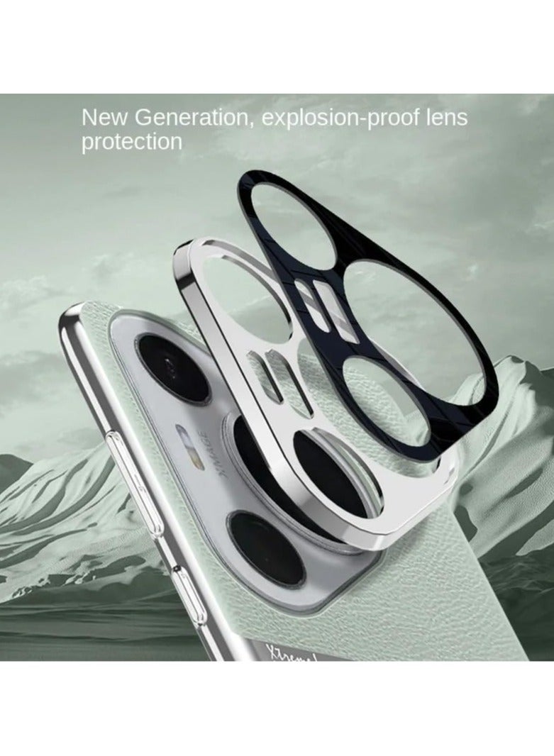 عام حافظة متوافقة مع هواوي بورا 70 الترا ، قسط الجلود الفاخرة رقيقة جدا المضادة للبصمة للصدمات الوفير مطلي غطاء إطاري لهواوي بورا 70 الترا - Image 2