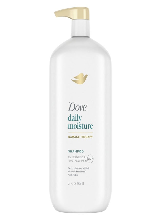 Dove Ultra Care Shampoo Daily Moisture Pack of 4 for Dry Hair Shampoo with Bio-Restore Complex 31 oz - Image 1