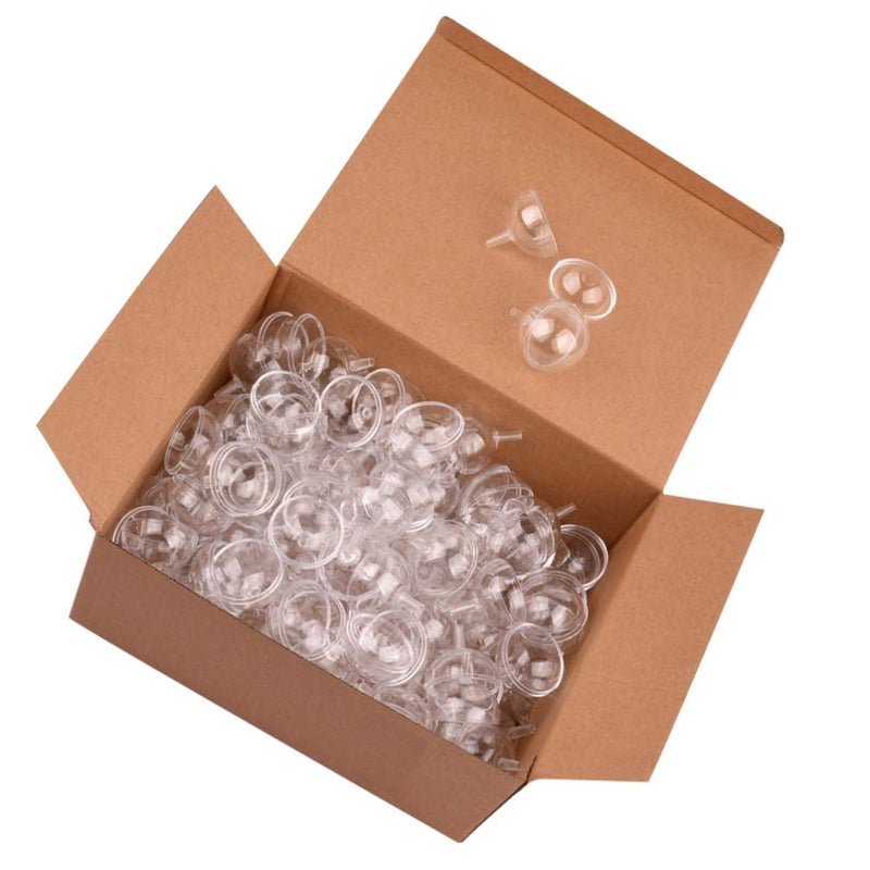 Dessert Cups Chocolate Holder Case 50pcs Chocolate Truffle Wrapping Cup Plastic Transparent Round Chocolate Candy Box Small Muffin Holder Gift Wrapping Paper