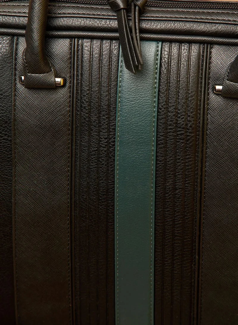 Ted Baker Nevver Striped Pu Document Laptop Bag