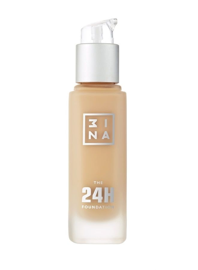 3INA The 24H Foundation 627 - 24H Long-Wearing Formula - Medium To High Buildable Coverage - Smooth Matte Finish - Expanded Shade Selection - Waterproof, Cruelty Free, Vegan Makeup - 1.01 Oz - Image 1