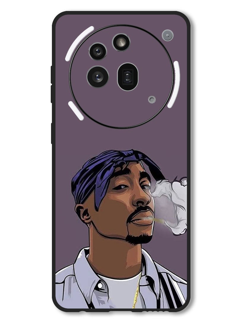 Theodor Case Compatible with Nothing Phone 3a Pro Protection Shockproof Bumper Cover Tupac - Image 1