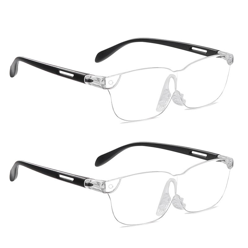 OKH 160 Magnifying Glasses Wearable Magnifier HandsFree for Close Work Reading Sewing Hobby Craft Lightweight 2Pack