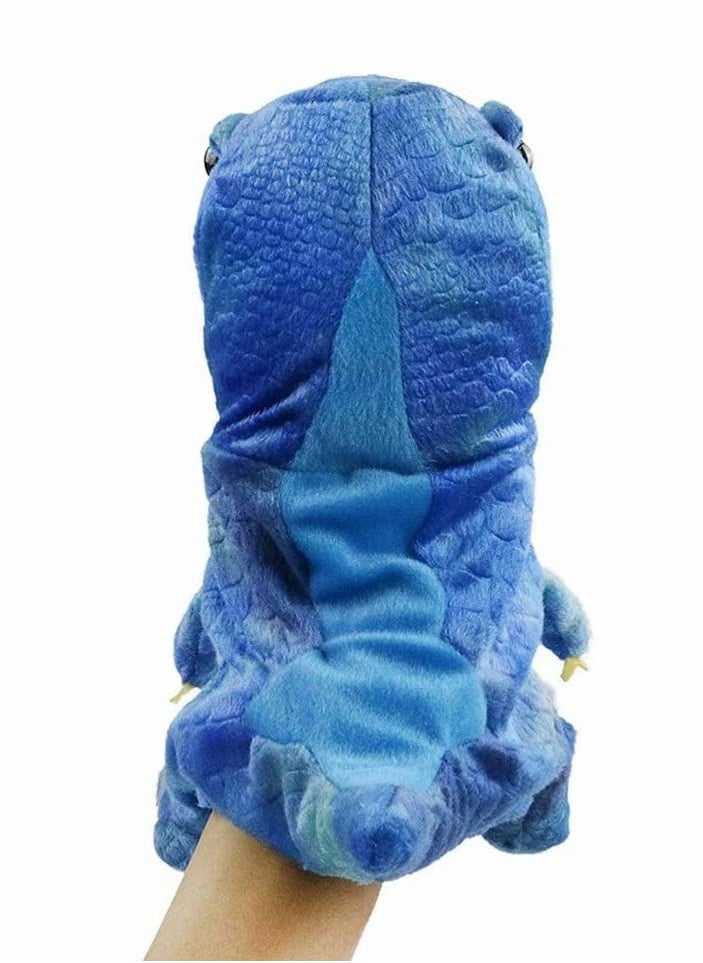 null - Cute Soft Plush T-rex Dinosaur Hand Puppet for Kids Fun Playtime and Imaginative Adventures - Image 1