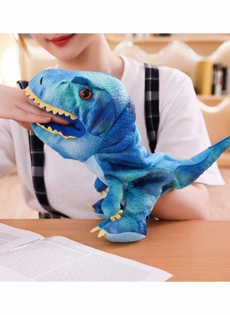 Cute Soft Plush T-rex Dinosaur Hand Puppet for Kids Fun Playtime and Imaginative Adventures  - Image 3