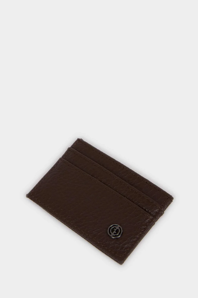 DeFacto Man Faux Leather Business Card Wallet