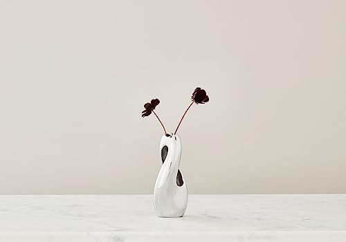Nambe Pebble Twist Bud Vase | 8-Inch | Vases for Centerpiece Table Home Indoor Desk Décor | Mid Century Modern Style Vase for Wedding Housewarming Gift | Made of Metal Alloy - Image 4