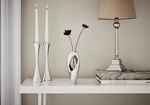 Nambe Pebble Twist Bud Vase | 8-Inch | Vases for Centerpiece Table Home Indoor Desk Décor | Mid Century Modern Style Vase for Wedding Housewarming Gift | Made of Metal Alloy - Image 5