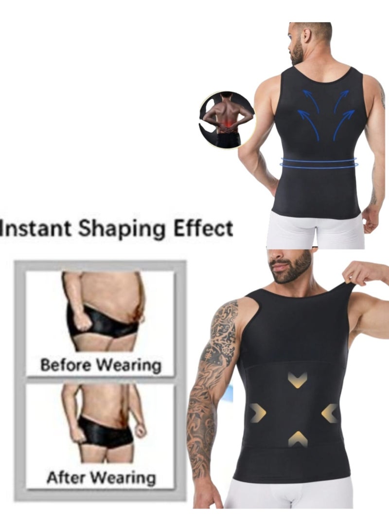 Developed black relational corset for tummy tuck and gynecomastia in men - Image 5