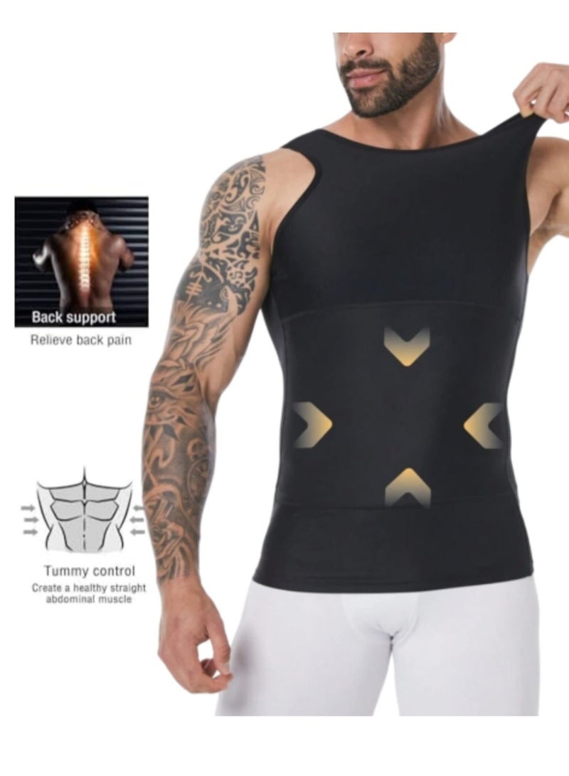 Developed black relational corset for tummy tuck and gynecomastia in men - Image 3