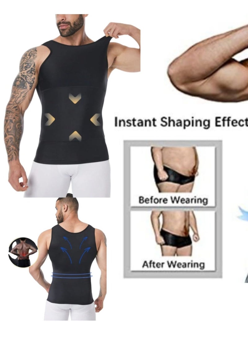 Developed black relational corset for tummy tuck and gynecomastia in men - Image 4