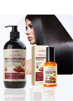 SADOER Argan Oil  CONTROL SMOOTH HAIR condationer _moroco arjan oil  hair care hair oil  - Image 1