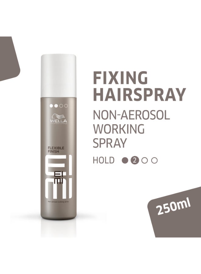 Wella Professionals Eimi Flexible Finish Hairspray - Non-Aerosol Working Spray To Craft And Finish With Light, Flexible Hold (250 Ml) - Image 2