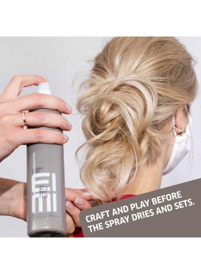 Wella Professionals Eimi Flexible Finish Hairspray - Non-Aerosol Working Spray To Craft And Finish With Light, Flexible Hold (250 Ml) - Image 5