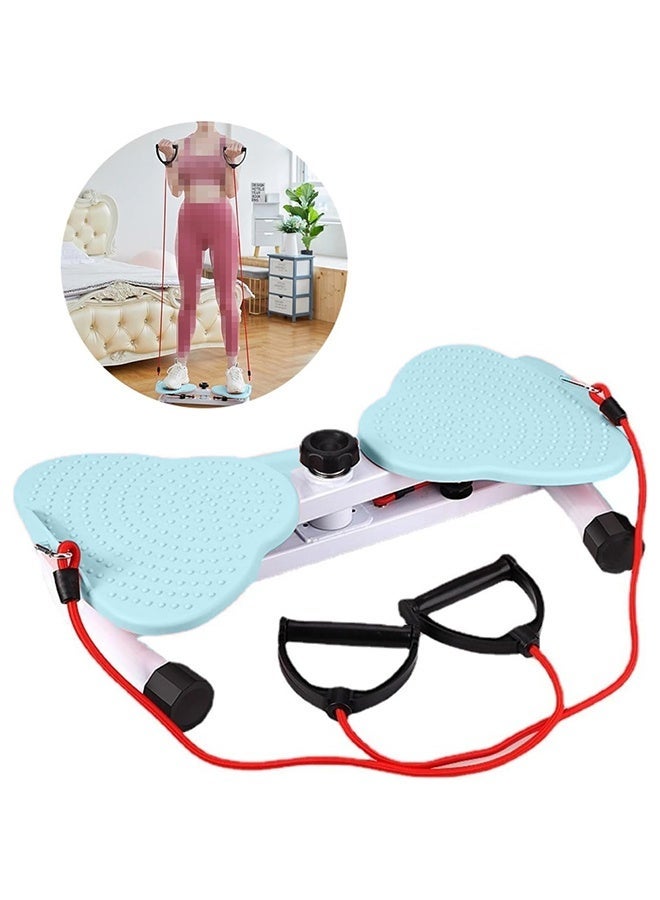 Fitness World Waist Exercise Rotating Disc, Abdominal Exerciser, Waist Sculpting, Foot Massager with Resistance Band for Home Use, 100kg Capacity - Image 2