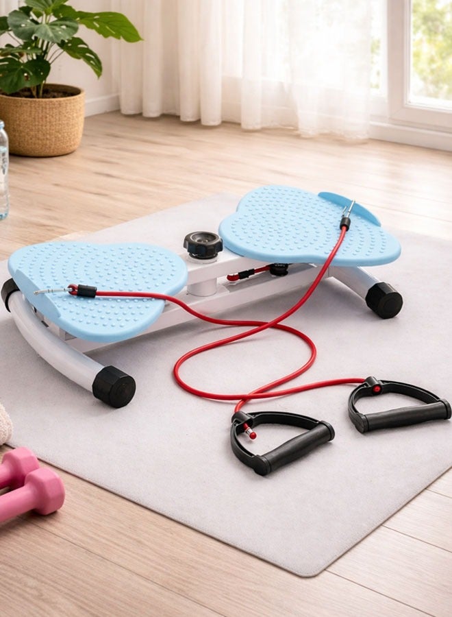 Fitness World Waist Exercise Rotating Disc, Abdominal Exerciser, Waist Sculpting, Foot Massager with Resistance Band for Home Use, 100kg Capacity - Image 1