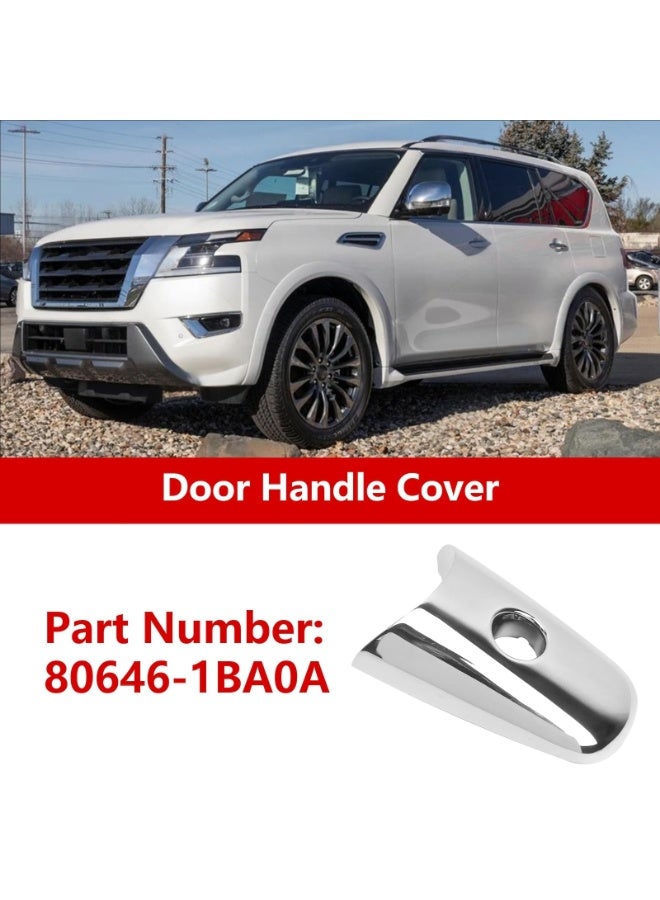 Front Left Outside Door Handle Cover for Nissan Armada 2017-2023 for Infiniti EX35 2008-2012 Replacement 80646-1BA0A Exterior Door Handle Cover - Image 5