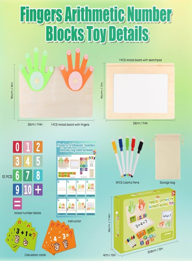 RECEKA Store Number Blocks Toys for Kids Montessori Toys for 3 4 Years Old Learning Toys - Image 2