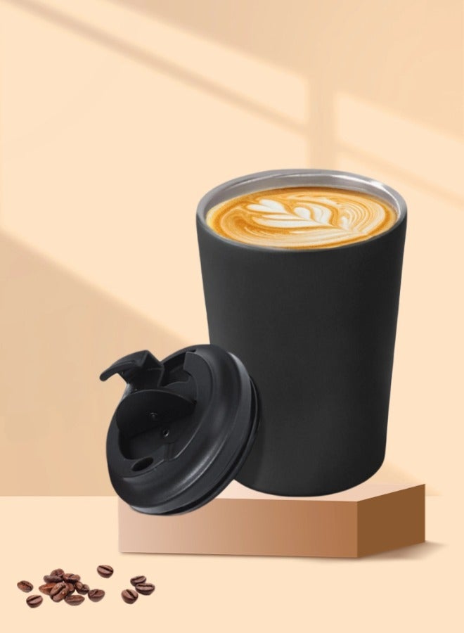 12oz Travel Coffee Mug Stainless Steel Vacuum Ice and Hot Drinks Insulated Tumbler for Home Office Outdoor Works  - Image 3