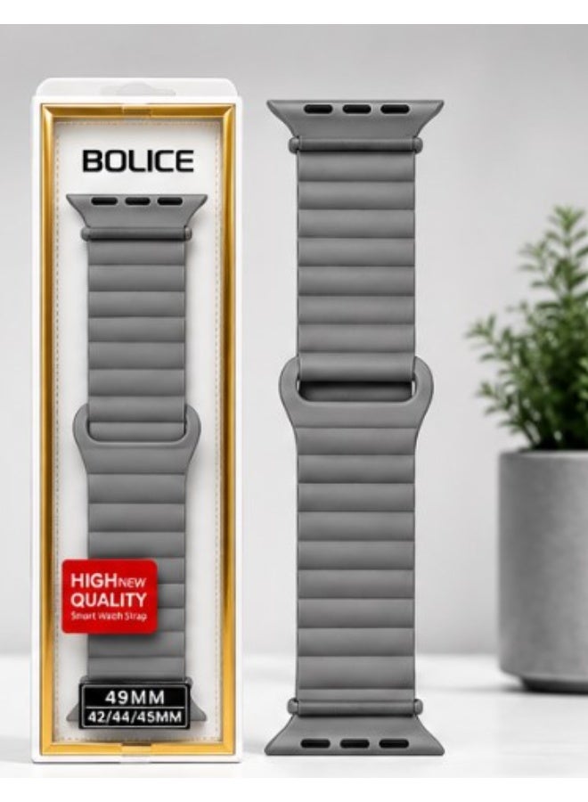 BOLICE Silicone Magnetic Smart Watch Strap 49MM Compatible with 42/44/45MM Watches - Image 1