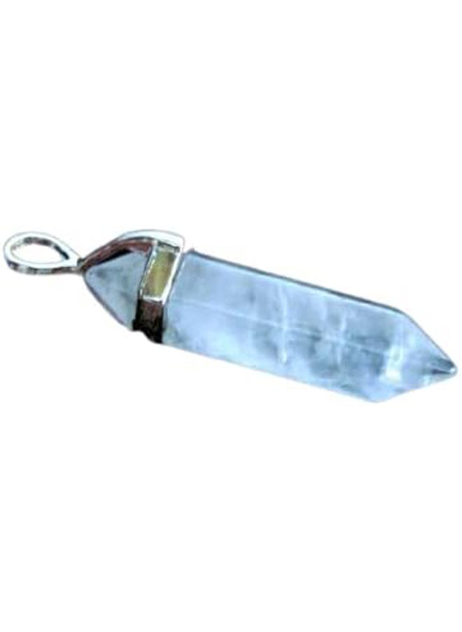 Generic - Hexagonal Transparent Quartz Crystal Necklace - Image 1