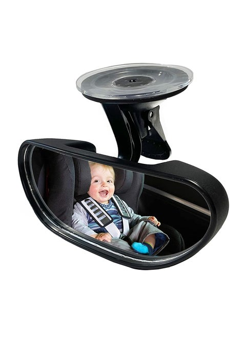 Baby Car Rear View Mirror, 360 Degree Adjustable Baby Car Mirror, Shatterproof Safety Car Seat Mirror with Strengthen Suction Cup