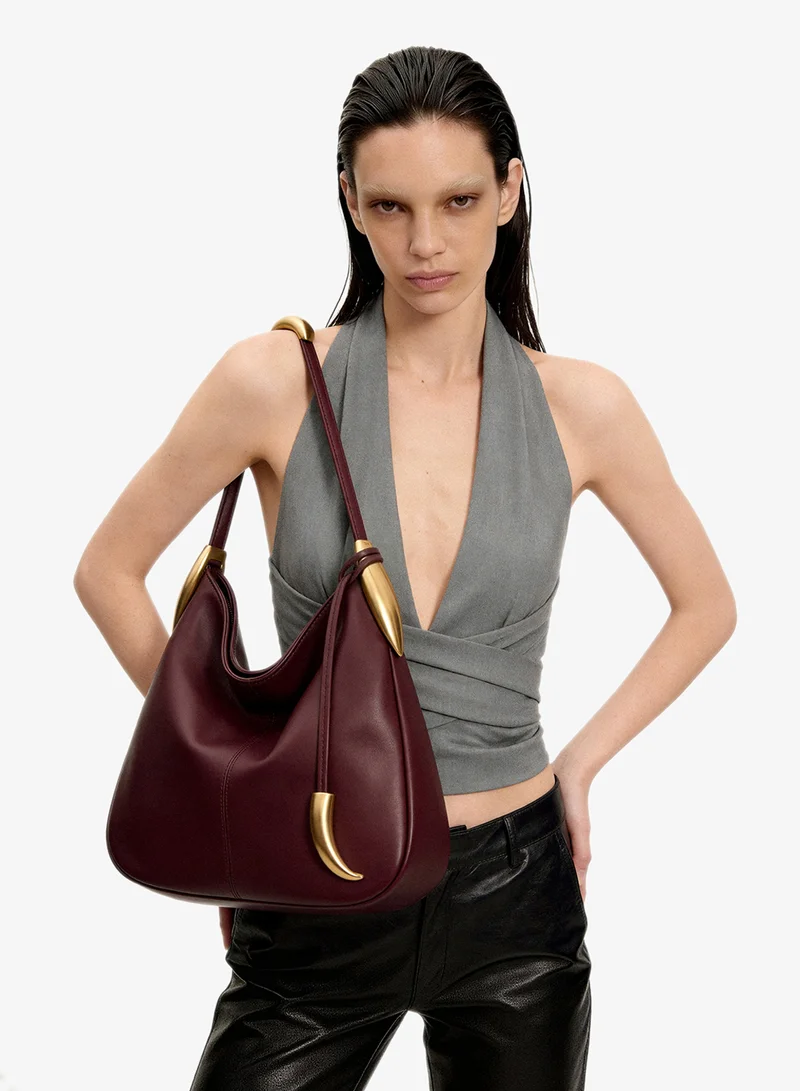JW PEI Nina Metal Charm Hobo Bag