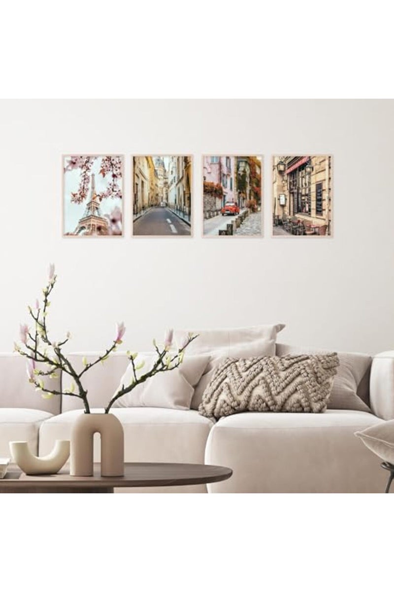Insire Paris Wall Art Posters- Paris Room Decor - Unframed Set of 4 (8x10) - Image 4