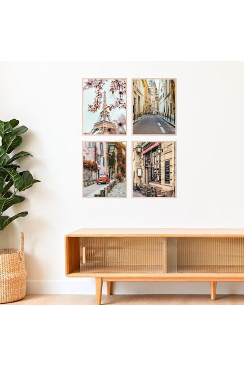 Insire Paris Wall Art Posters- Paris Room Decor - Unframed Set of 4 (8x10) - Image 5