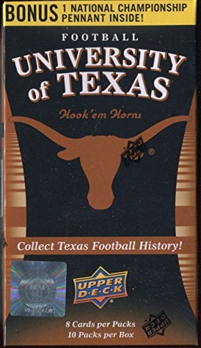 Upper Deck NCAA University of Texas Upper Deck Trading Cards - Blaster Box - Image 1