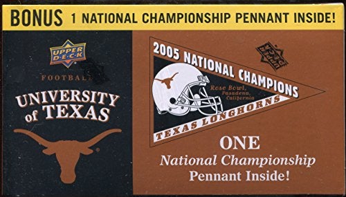 Upper Deck NCAA University of Texas Upper Deck Trading Cards - Blaster Box - Image 2