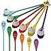 JOYIN Halloween Egg and Spoon Race Game Set 6 Eyeballs and Spoons with Assorted Colors for Kids Adults Halloween Outdoor Fun Games Party Favor Supplies Classroom Activities - Image 3