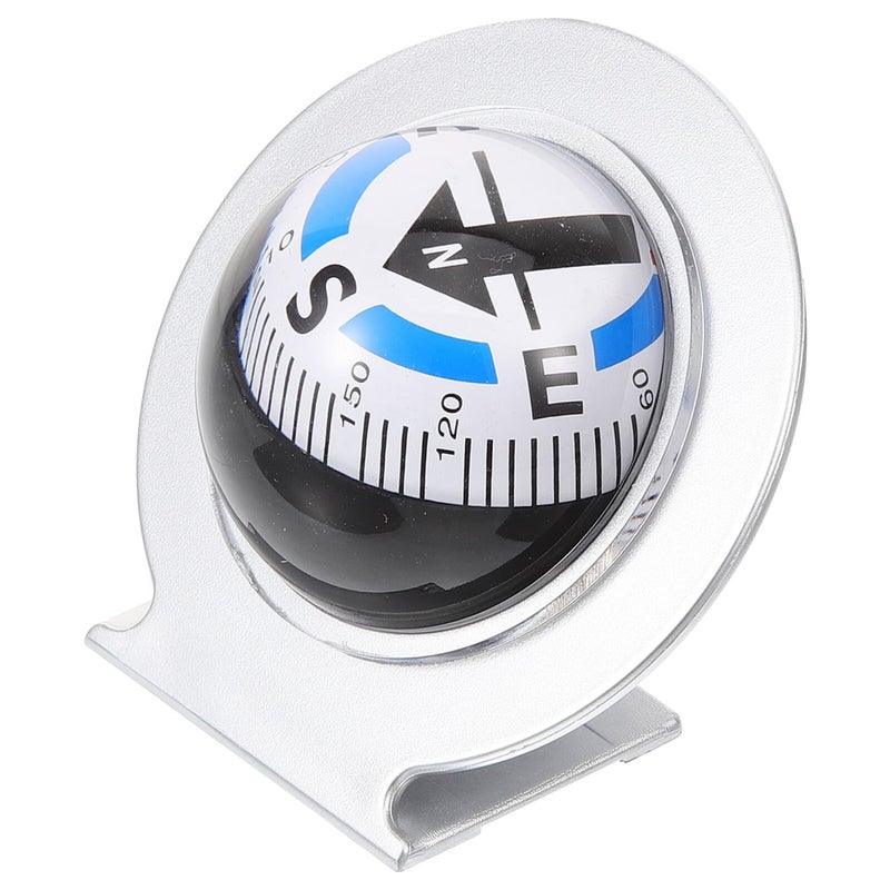 Adhesive Dashboard Mounted Car Compass Ball For Vehicle Truck Boat Navigation - Image 2