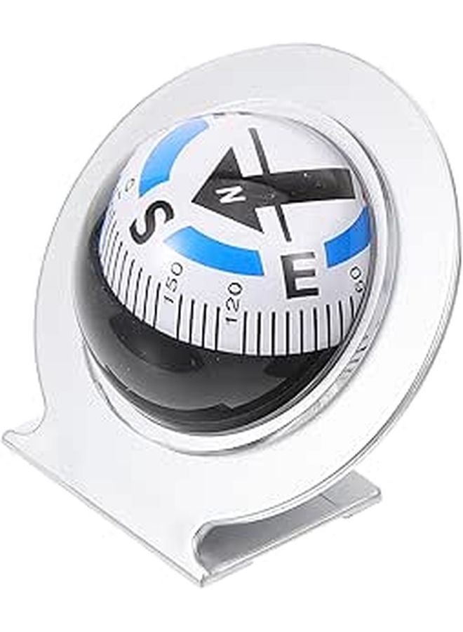 Adhesive Dashboard Mounted Car Compass Ball For Vehicle Truck Boat Navigation - Image 1
