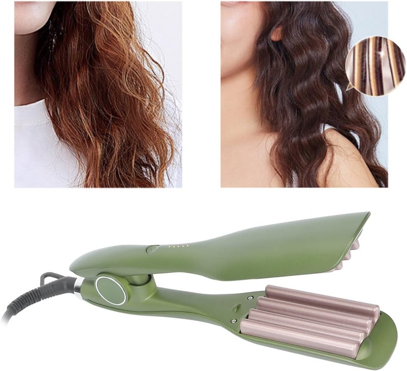 كلاراكو مكواة تجعيد الشعر سيراميكية، عصا تجعيد سيراميكية، تسخين سريع للحصول على تموجات شعر عميقة وإطلالة جذابة، أداة تجعيد الشعر، مكواة تجعيد الشعر، درجة حرارة قابلة للتعديل، أداة تصفيف الشعر بنفسك (#3) - Image 4