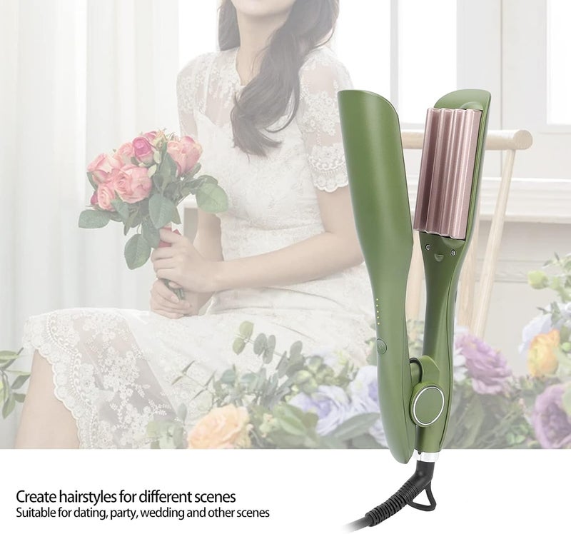 كلاراكو مكواة تجعيد الشعر سيراميكية، عصا تجعيد سيراميكية، تسخين سريع للحصول على تموجات شعر عميقة وإطلالة جذابة، أداة تجعيد الشعر، مكواة تجعيد الشعر، درجة حرارة قابلة للتعديل، أداة تصفيف الشعر بنفسك (#3) - Image 5