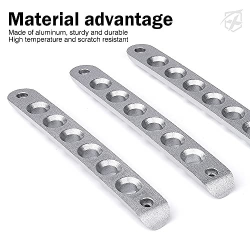 Xprite Brushed Aluminum Side Door Handle Inserts Cover Trim Compatible with 20072018 Jeep Wrangler JK JKU Unlimited Sahara Rubicon 4Door Exterior Grab Handles Decoration Accessory Silver 5PCS - Image 3