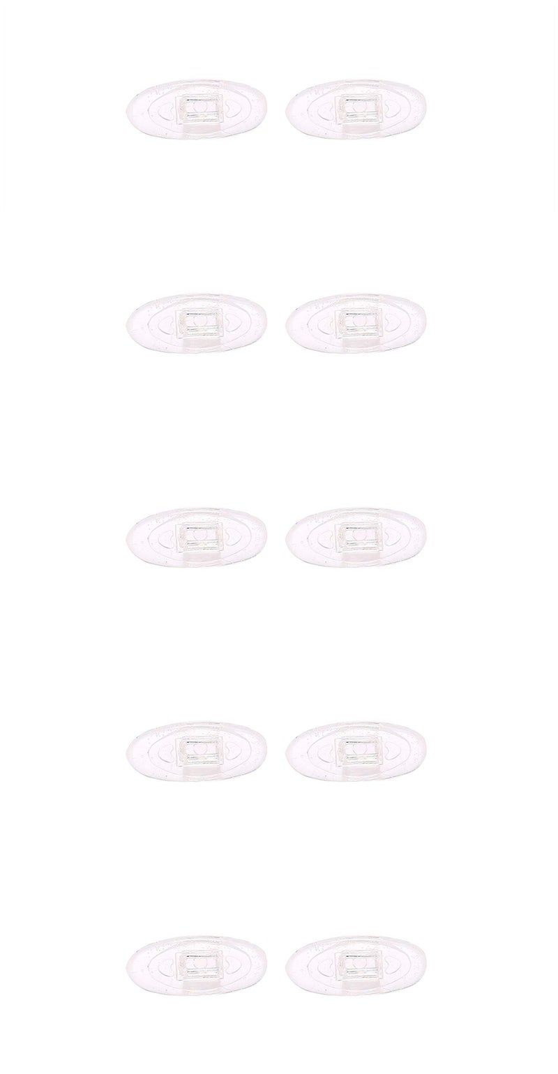 NicelyFit Clear Push-on Snap-in Nose Pads for Oakley Eyeglass Frames OX5079 OX5038 OX5066 OX5088 OX3102 OX3111 OX5094 OX5040 OX5071 OX5042 etc., 13mm x 7mm - Image 5