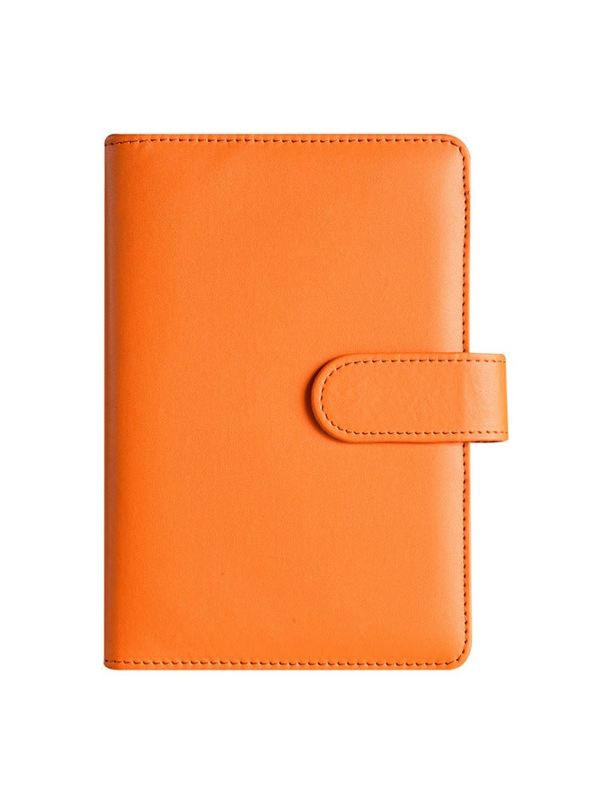 Start A6 Binder Creative Notebook Zipper Bag Macaron Pu Leather Loose-leaf Book Cash Budget Hand Book - Image 1