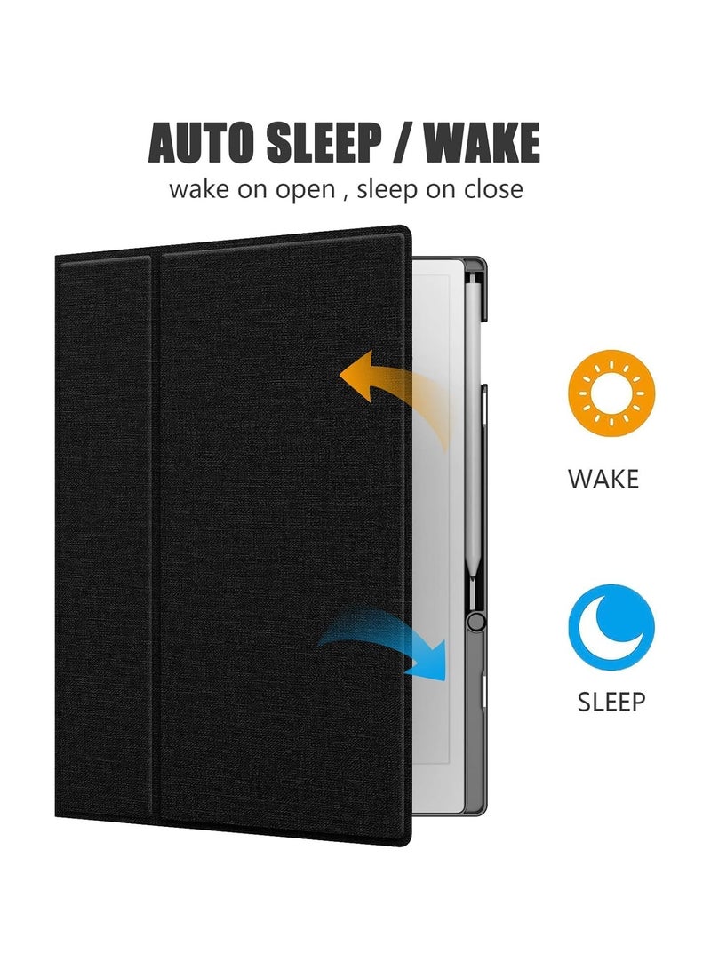 عام غطاء متعدد الأوضاع لجهاز Remarkable Paper Pro Color مقاس 11.8 بوصة - تصميم كتابي قابل للطي مع حامل قلم مدمج ووظيفة الإيقاظ/النوم التلقائي - Image 3