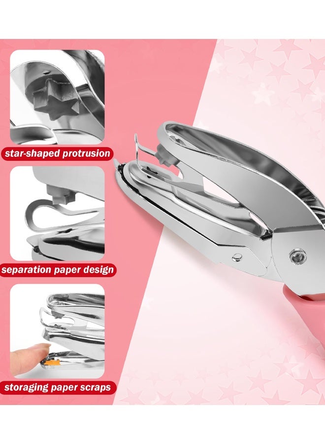 Star Handheld Hole Paper Punch Metal Single Hole Paper Punch Punchers With Soft-Handled Tags For Clothing Ticket DIY Craft Tags Scrapbook Tool - Image 4