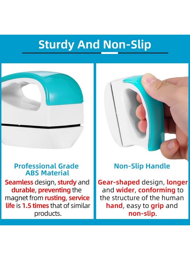 داتو فرشاة مغناطيسية لحوض السمك من DaToo، قطعتان، وكاشطات الطحالب، ومنظف زجاجي، وفرشاة تنظيف عائمة لحوض السمك (مقاس صغير) - Image 5