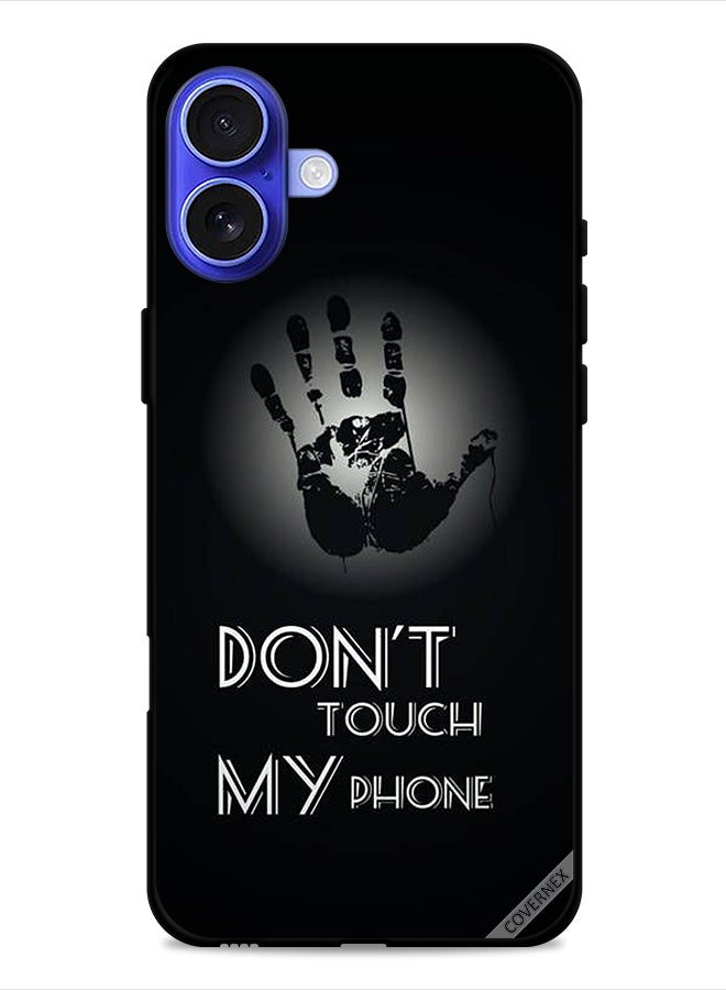 Covernex Apple iPhone 16 Protective Case Cover Don't Touch My Phone Hand - Image 1