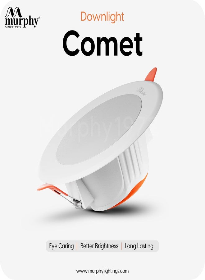 Murphy 9W LED Down Light, Cool White Light, Round, Pack of 8, Recessed Ceiling LED Light, Suited for 3 inch Junction Box/Concealed Box (2 Years Warranty) - Image 2