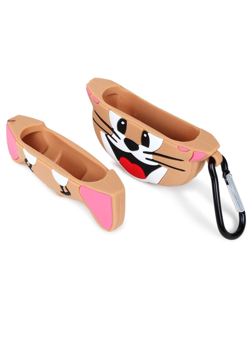 Case Soft Silicone Shockproof Cover for Apple Airpods Pro/Airpods Pro 2 New 3D Cute Cartoon Creative Fun Case Skin with Keychain Design - Image 2